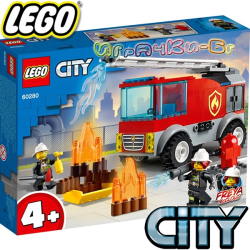 Lego City Камион с пожарникарска стълба 60280