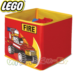 Lego Кутия за съхранение Fire red