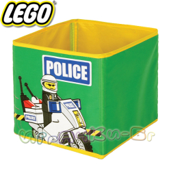 Lego Кутия за съхранение Police green