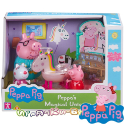 Peppa Pig Игрален комплект "Peppa's Magical Unicorn" с 3 фигурки 7170