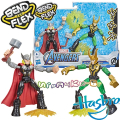 Hasbro Avengers Bend And Flex Разтягащи се фигури Thor VS Loki F0245