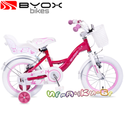 Byox Bikes Детски велосипед 14" FLOWER PINK