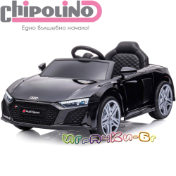 Chipolino Акумулаторна кола Audi R8 Spyder Black ELKAUR8211B