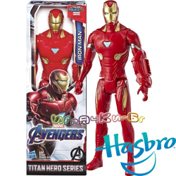 Marvel Avengers Titan Hero Екшън фигура Iron Man с Power FX порт E3918