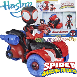 Hasbro Marvel Spidey Amazing Friends Фигурка с АТВ Майлс Моралес F1459