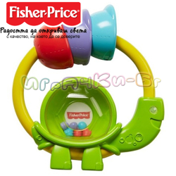 Fisher Price Бебешка дрънкалка костенурка FWH54