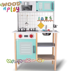 Wood N Play Дървена кухня със светлини и звук 1219630
