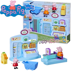 Peppa Pig Игрален комплект Супермаркет с 2бр. фигурки F4410