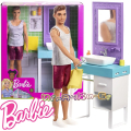 Barbie Кукла Кен с мебели баня FYK51 Асортимент