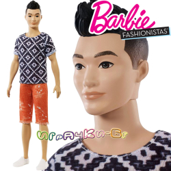 Barbie Fashionistas Кукла Кен Boho Hip FXL62 Doll#115