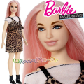 Barbie Fashionistas Кукла Барби Curvy with Leopard Print Dress FXL49 Doll#109