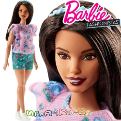 Barbie Fashionistas Кукла Барби Curvy with Floral Frills FJF43 Doll#78
