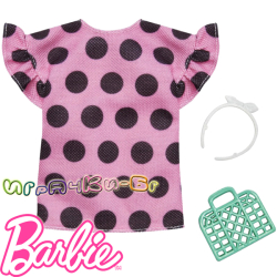 Barbie Ефектна блузка с аксесоари за кукла Барби FND47