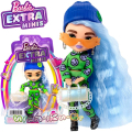 Barbie Extra Minis Малка кукла Барби със синя коса и аксесоари HGP62