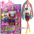 Barbie Leopard Rainbow Hair Кукла Барби с цветна коса и аксесоари GRN81