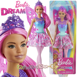 Barbie Dreamtopia Кукла Фея с красиви крила GJJ99