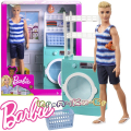 Barbie Кукла Кен с мебели перално помещение FYK51 Асортимент
