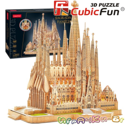 3D Cubic Fun Puzzles Детски пъзел Sagrada Familia 696ч. L530h