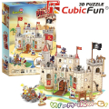 3D Cubic Fun Puzzles Детски пъзел Pirate Knight Castle 183ч. P833h