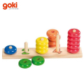 Goki - Дървена низанка 58941 форми и цветове за броене 