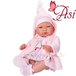 Asi Кукла бебе Мария с розово палтенце 0362960