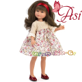 Asi Кукла Силия с рокля на цветя 30см. 0165080