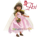 Asi Кукла Силия с розова рокля и наметало 30см. 0169950