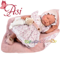 Asi Кукла бебе Александра с рокля на цветя 46см. Limited Edition 0335830