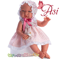 Asi Кукла бебе Мария с лятна рокля и шапка 43см. 0366400