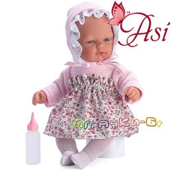 Asi Кукла бебе Оли с шапка и поличка на цветя 30см. 0456440