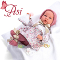 Asi Кукла бебе Ола с рокличка на цветя 46см. Limited Edition 0476480