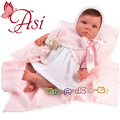 Asi Real Reborn Кукла бебе Патрисия с рокличка на точки 46см. Limited Edition