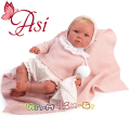 Asi Real Reborn Кукла бебе Вера с плетена блузка 46см. Limited Edition 0495450