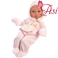 Asi Кукла бебе Лея с розов гащеризон 0184520
