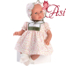 Asi Кукла бебе Лея с рокличка на цветя 0184600