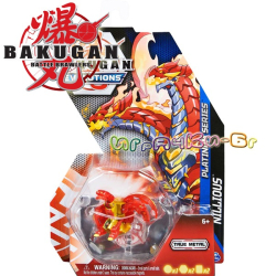Bakugan Evolutions Platinum True Metal Топче Nillious Red 6063393