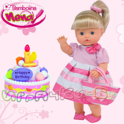 Bambolina Пишкаща кукла Nena на Рожден ден BD342