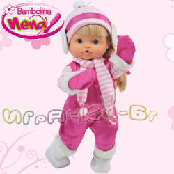 Bambolina Пишкаща кукла Nena със зимни дрехи BD332