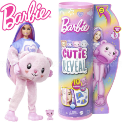 Barbie Color Cutie Reveal® Комплект кукла изненада - Мече HKR04 Асортимент