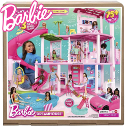 Barbie Dreamhouse® Розовата къща на мечтите на Барби с огромна пързалка HMX10