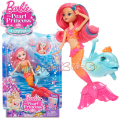 Mattel Магическа кукла русалка с делфинче  Barbie BDB53