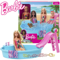 Barbie Кукла Барби с басейн и аксесоари GHL91
