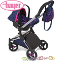 Bayer Детска количка за кукли CITY CRUISER с чанта 18254AA