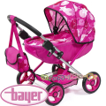Bayer Количка за кукли с чанта,одеяло и възглавница Cozy Pink 12749AA