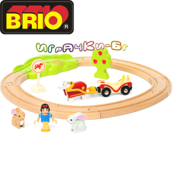 Brio Комплект Снежанка с животни, релси и влак 32299
