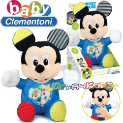 Baby Clementoni Бебешка плюшена играчка със звук и светлина Mickey Mouse 17206