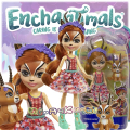 Enchantimals JungleWood Малка кукла Gabrielle  Gazelle и Racer GTM26