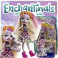 Enchantimals JungleWood Малка кукла Zadie  Zebra и зебра Ref GTM27