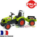 FALK Детски трактор с ремарке Claas Arion Green 430 1040AB