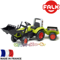 FALK Детски трактор с ремарке и гребло Claas Arion Green 430 1040AM